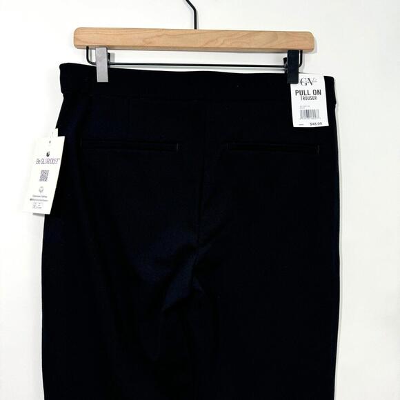 Gloria Vanderbilt Women’s Size 8 Black Pull On High Rise Ponte Trouser Pants New - Picture 8 of 12